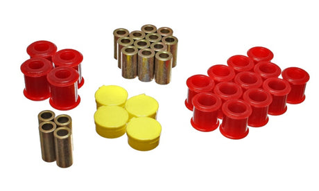 Ensemble de bagues de bras de suspension arrière rouges Energy Suspension 89-94 Nissan 240SX (S13)