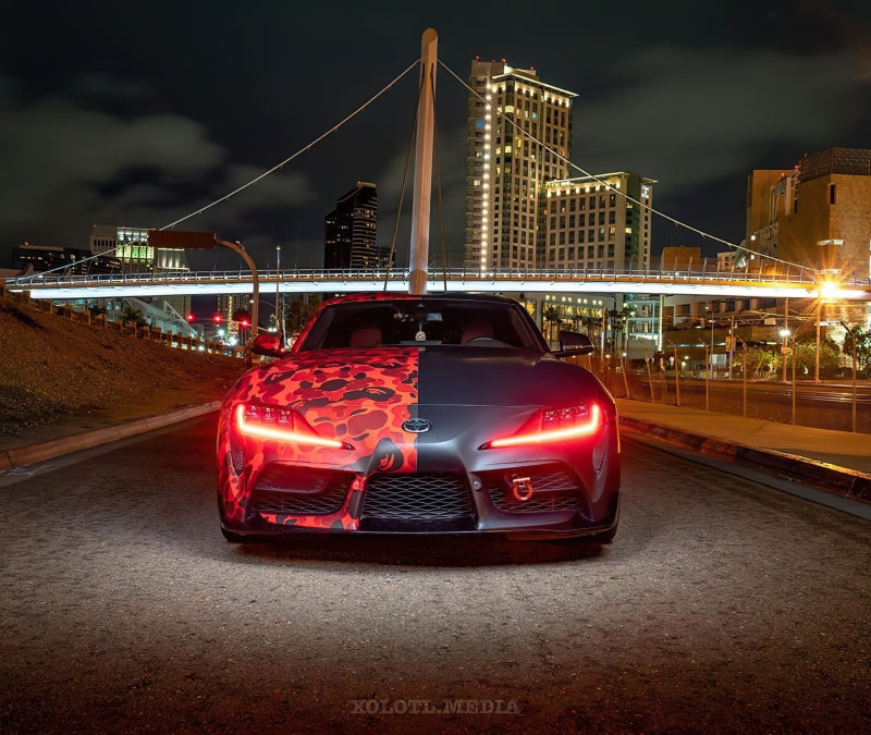 Oracle 20-21 Toyota Supra GR RGB+A Headlight DRL Upgrade Kit - ColorSHIFT w/o Cntrl