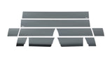 Panneaux de bas de caisse Putco 09-14 Ford F-150 Reg Cab 6.5 Short Box - 7 pouces de large (10 pièces) Noir Platine