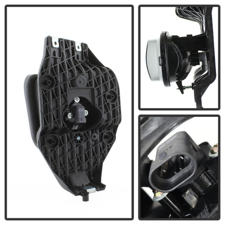 Feux antibrouillard Spyder Ford F250 F350 F450 F550 XLT 2011-2016 de style OEM avec interrupteur fumé FL-FF25011-SM
