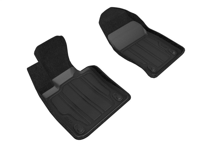 Tapis de sol 3D MAXpider 19-21 Volvo S60/V60 20-21 V60 Cross Country Elegant Hybrid 1ère rangée - Noir