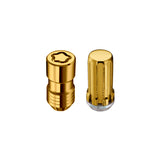 Kit d'installation de 8 cosses McGard SplineDrive Tuner avec verrous et outil (cône) M14X1,5 / 1 po Hex - Or