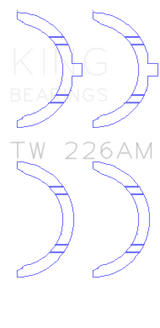 King Engine Bearings Toyota 3SGTE Thrust Washer Set