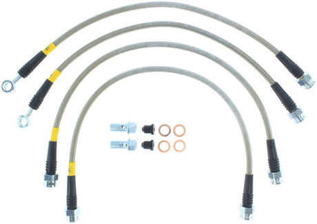 Conduites de frein arrière en acier inoxydable StopTech 08-17 Chevrolet Silverado 1500