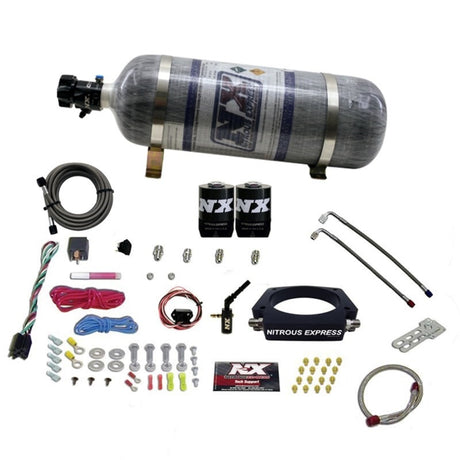 Kit de plaque nitreuse pour camion GM 6,2 L Nitrous Express 2014+ (35-300 CV) avec bouteille composite