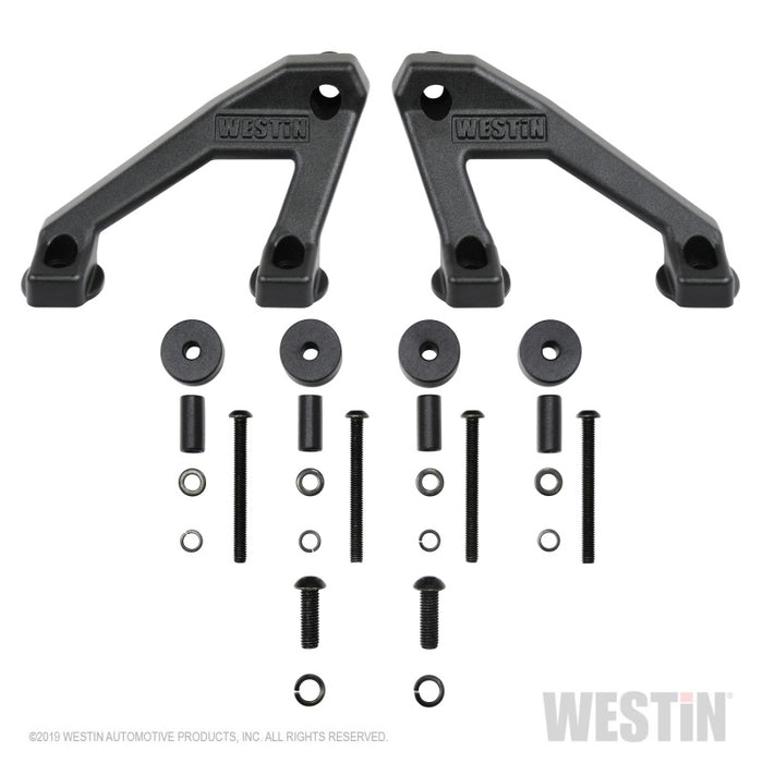 Support de capot à DEL Westin 18-20 Jeep Wrangler / 2020 Gladiator - Noir texturé