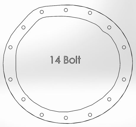 Couvercle de différentiel arrière aFe Power brut avec ailettes usinées Street Ser. 16-17 Nissan Titan XD (AAM 9.5-14)