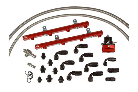 Système de rampe d'alimentation en carburant à billettes pour camions Ford 5,4 L Lightning et Harley 1/2 tonne Aeromotive 99-04