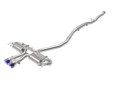 Système d'échappement Cat-Back aFe Takeda 3 pouces 304 SS avec embouts Blue Flame 17-20 Honda Civic Sport L4-1,5 L (t)