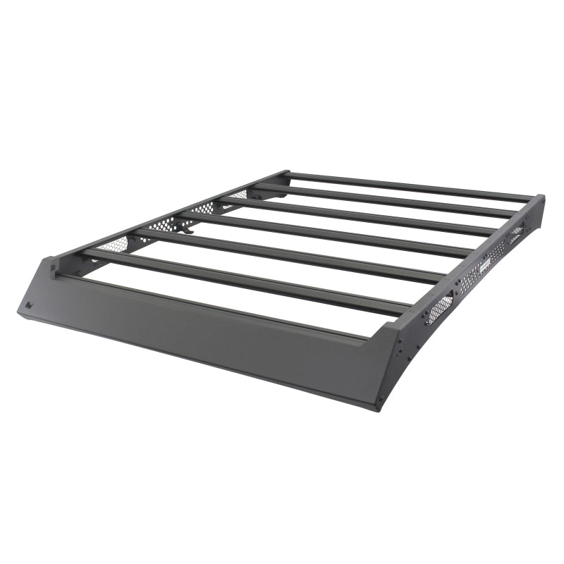 Barres de toit à profil bas Go Rhino 16-23 pour Toyota Tacoma DC Ceros - Tex. Blk
