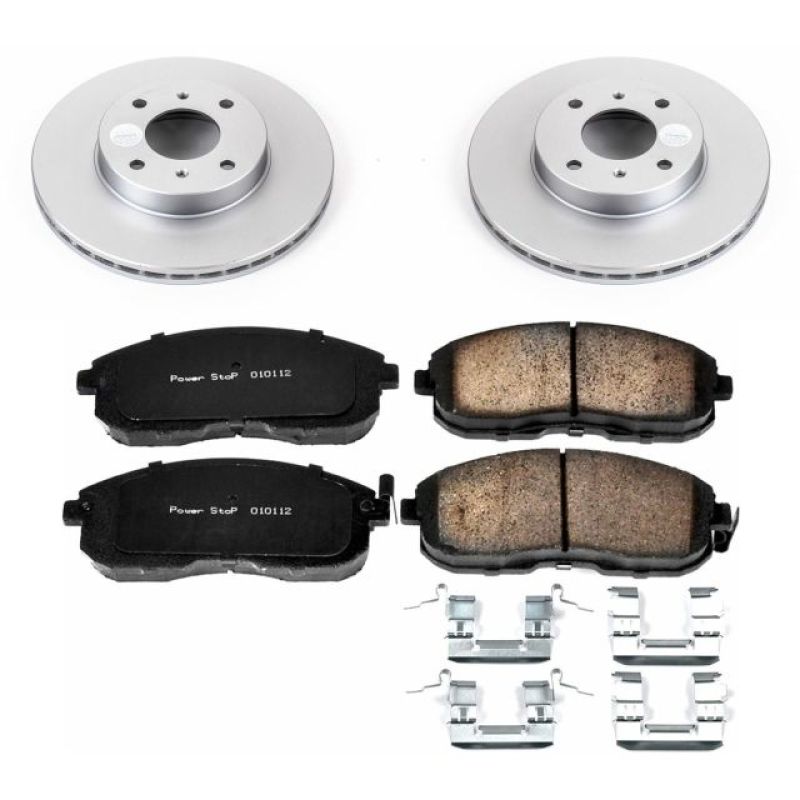 Kit de freins avant Power Stop 99-02 Infiniti G20 Z17 Evolution Geomet avec revêtement