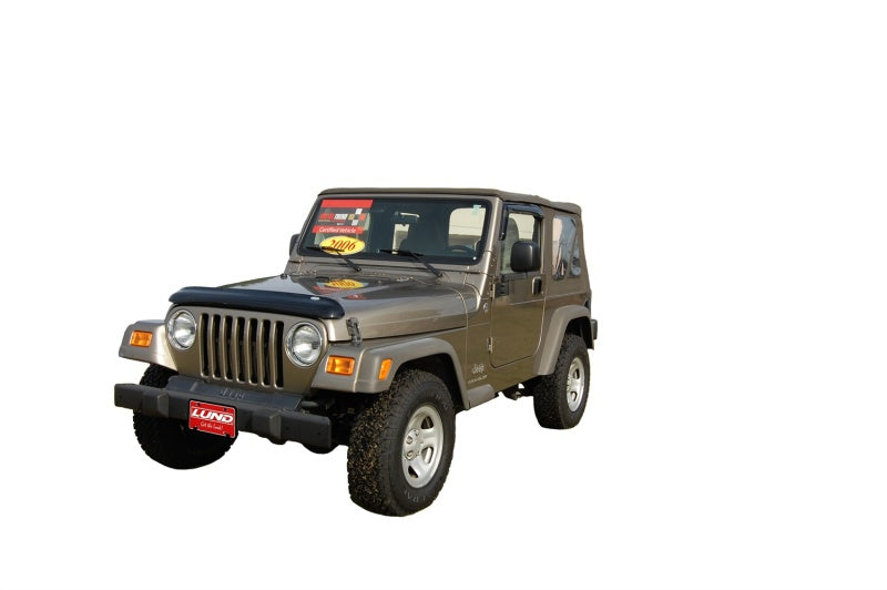 Déflecteurs de fenêtre à montage extérieur AVS 97-06 Jeep Wrangler Ventvisor 2 pièces - Fumé