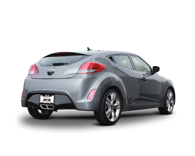 Borla 12-14 Veloster 1.6L AT/MT FWD 2dr 2.25in No Tips SS Exhaust (partie arrière uniquement)