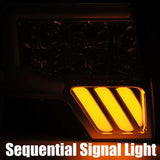 Phares à LED AlphaRex 09-14 Ford F-150 NOVA Projecteur Style Plank Noir Mat avec Activ Light/Seq Signal