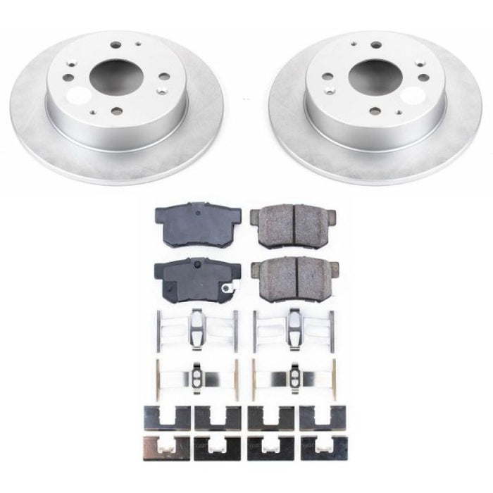 Kit de freins arrière Power Stop 98-99 Acura CL Z17 Evolution Geomet avec revêtement