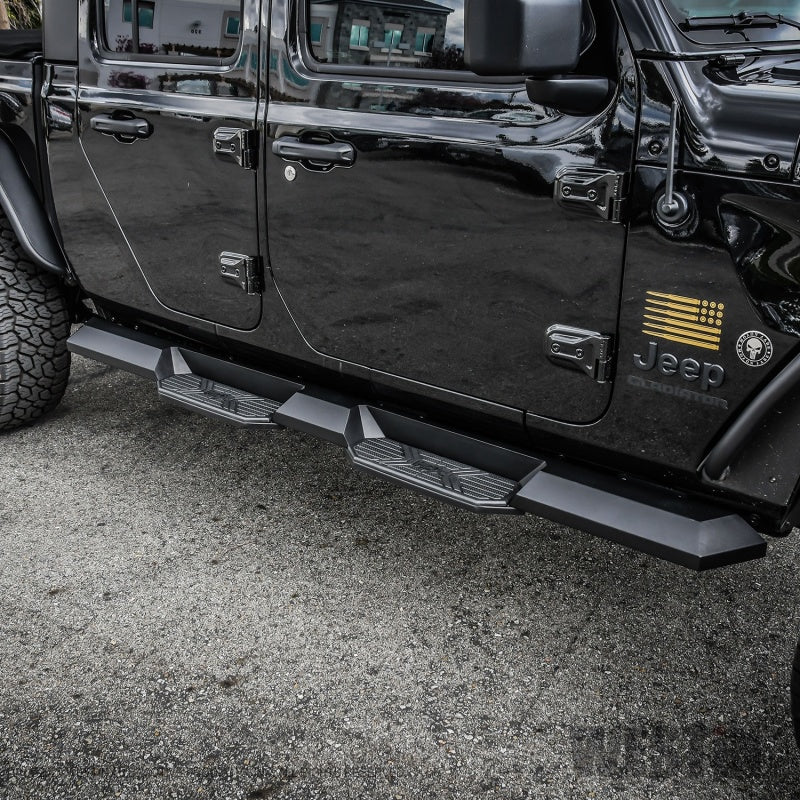 Marchepieds Westin 2020 Jeep Gladiator HDX Xtreme Nerf – Noir texturé