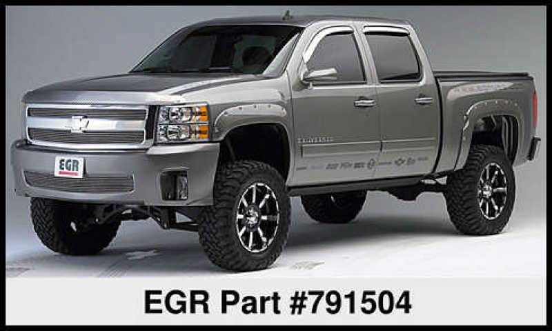 EGR 07-13 Chev Silverado 6-8ft Bed Bolt-On Look Fender Flares - Set