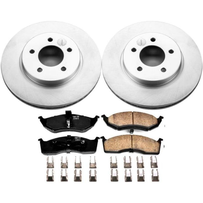 Kit de freins à revêtement Geomet Z17 Evolution pour Chrysler Concorde avant 98-04 Power Stop