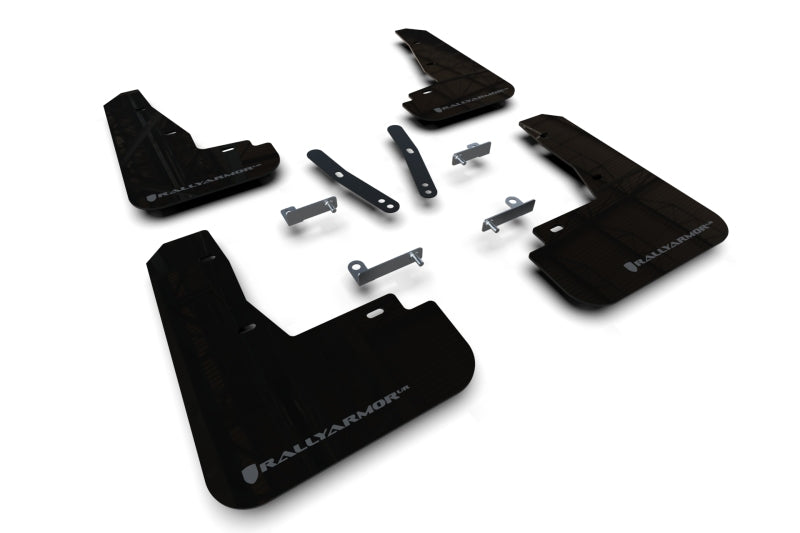 Rally Armor 22-25 Kia EV6 Black UR Mud Flap Dark Grey Logo