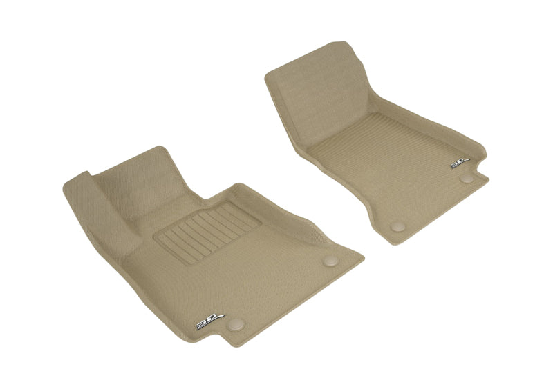 Tapis de sol 3D MAXpider 2018-2020 Mercedes-Benz Classe E Coupé C238 Kagu 1ère rangée - Tan