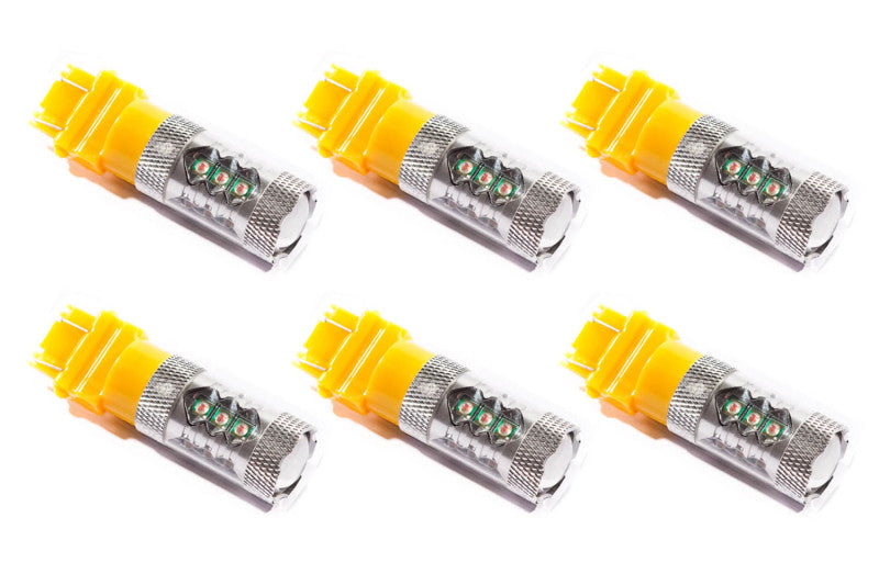Ampoule LED Diode Dynamics 3157 XP80 LED - Ambre Lot de 6