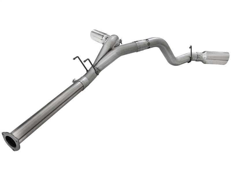 Échappement arrière DPF 4 po 409-SS LARGE BORE aFe avec embout poli pour camions diesel Ford 11-14 V8-6,7 L (td)