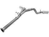 Échappement arrière DPF 4 po 409-SS LARGE BORE aFe avec embout poli pour camions diesel Ford 11-14 V8-6,7 L (td)