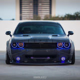 Oracle 08-14 Dodge Challenger Dynamic Surface Mount Headlight Halo Kit - - Dynamic