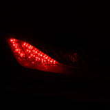 Feux arrière à LED ANZO 2010-2013 Hyundai Genesis Rouge/Clair