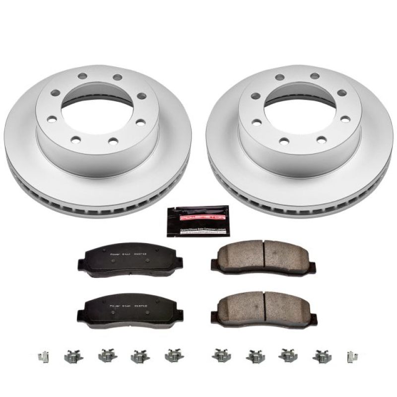 Kit de freins avant Power Stop 05-08 avec revêtement Z17 pour Ford F-250 Super Duty