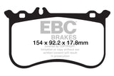 Plaquettes de frein avant Redstuff EBC 10-11 Mercedes-Benz CL550 5.5 AMG Sport Pkg