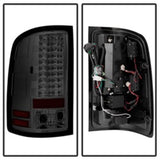 Spyder GMC Sierra 07-13 (Not fit 3500 Dually 4 Rear Wheels)LED Tail Lights Smoke ALT-YD-GS07-LED-SM