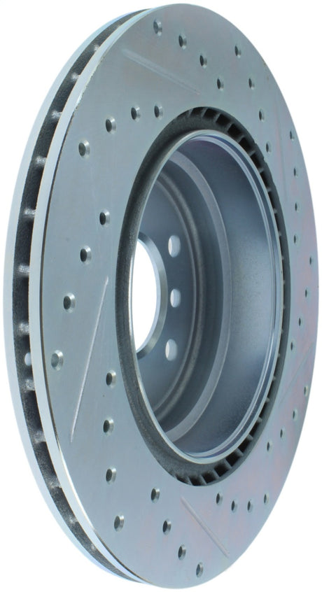 Disque de frein arrière droit ventilé, fendu et percé StopTech Select Sport 07-13 pour BMW 335i