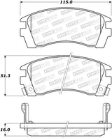 Plaquettes de frein StopTech Street - Avant