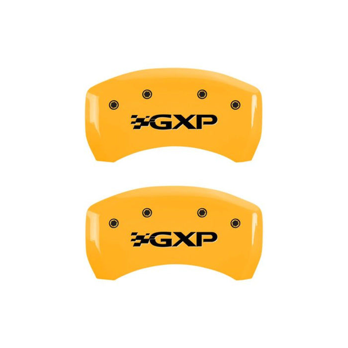 MGP 4 Caliper Covers Engraved Front Pontiac Rear Gxp Yellow Finish Black Char 2007 Pontiac Solstice