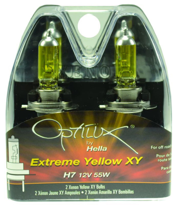 Ampoule jaune xénon Hella Optilux H7 12V/55W XY