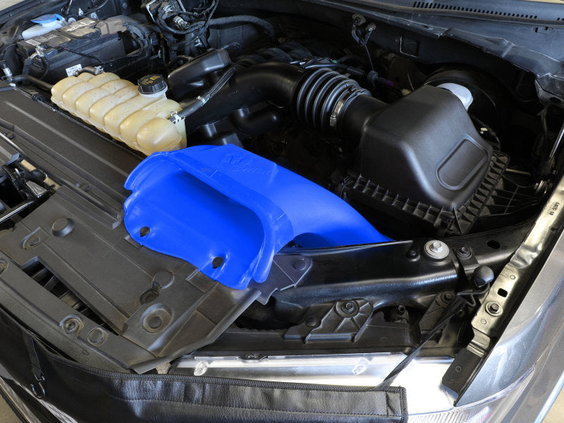 Prise d'air dynamique à induction rapide aFe 2021+ Ford F-150V6/V8 - Bleu