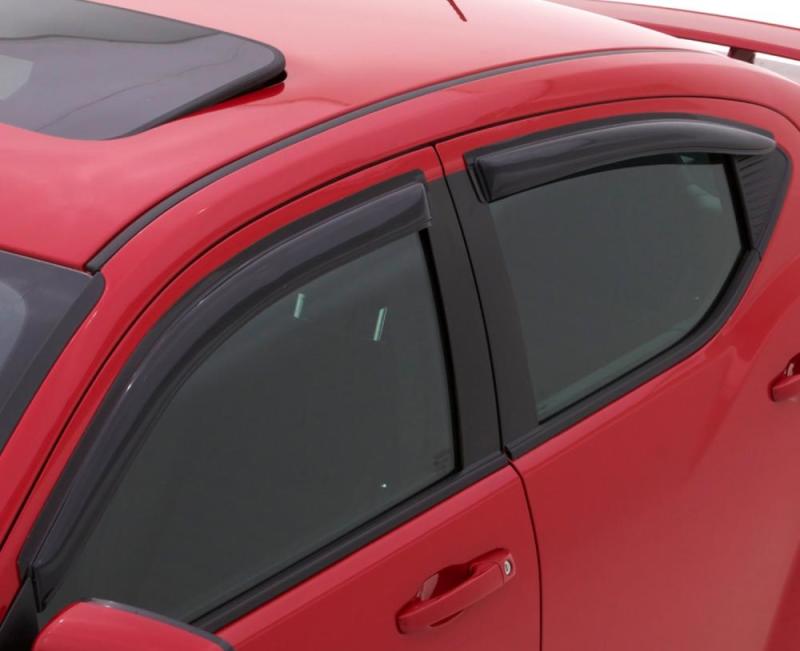 AVS 14-18 Mazda 3 Hatch Ventvisor Outside Mount Window Deflectors 4pc - Smoke