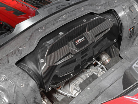 Système d'admission d'air aFe Black Series en fibre de carbone Pro 5R pour Chevrolet Corvette C8 V8 6,2 L 2020