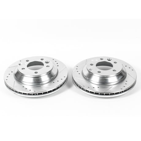 Disques de frein arrière Power Stop 07-15 Audi Q7 Evolution percés et fendus - Paire