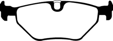 Plaquettes de frein arrière Greenstuff EBC 01-03 pour BMW 525i 2.5 (E39)