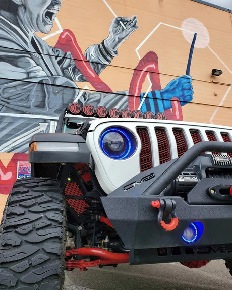 Phares projecteurs Oracle Oculus Bi-LED pour Jeep JL/Gladiator JT - ColorSHIFT 2 VOIR LA GARANTIE