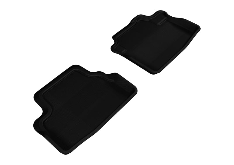 Tapis de sol 3D MAXpider pour Honda Accord Coupé Kagu 2008-2012, 2e rangée - Noir