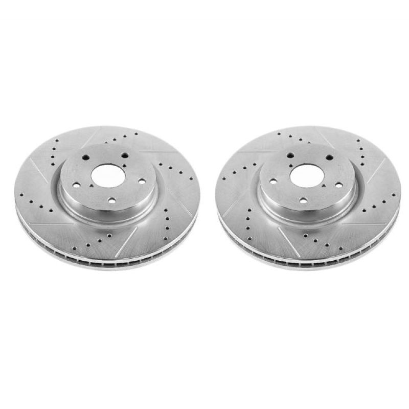 Disques de frein avant Power Stop 06-07 Subaru B9 Tribeca Evolution percés et fendus - Paire