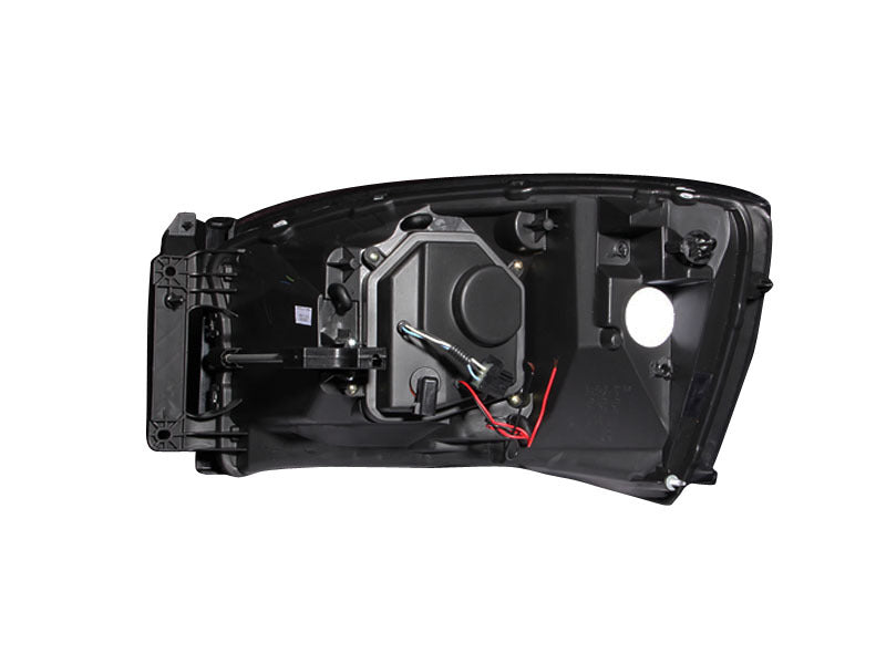 Phares de projecteur ANZO 2006-2008 Dodge Ram 1500 avec halo noir