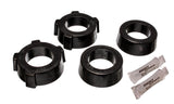 Ensemble de bagues de ressort arrière noires Energy Suspension 69-78 Vokswagen (refroidi par air)