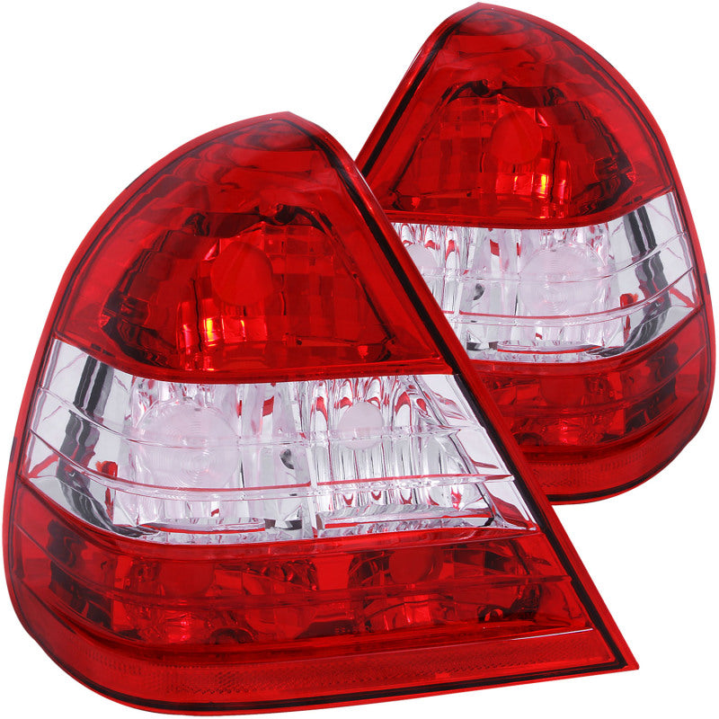 Feux arrière ANZO 1994-2000 Mercedes Benz Classe C W202 Rouge/Clair
