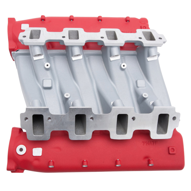 Collecteur Edelbrock Chevy Ls LS3 Cross Ram avec plénums rouges