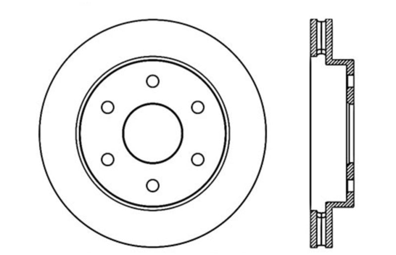 Disque de frein sport percé StopTech