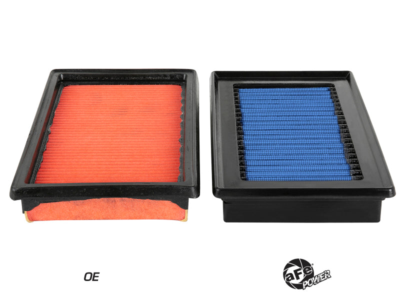 aFe MagnumFLOW OE Replacement Air Filter w/ Pro 5R Media (Pair) 14-19 Infiniti Q50 V6-3.5L/3.7L